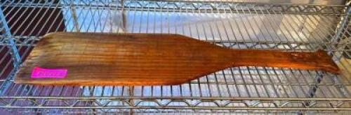 DESCRIPTION: WOODEN MIXING PADDLE SIZE: 28" QTY: 1