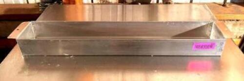 DESCRIPTION: 24" STAINLESS SPEED RAIL QTY: 1