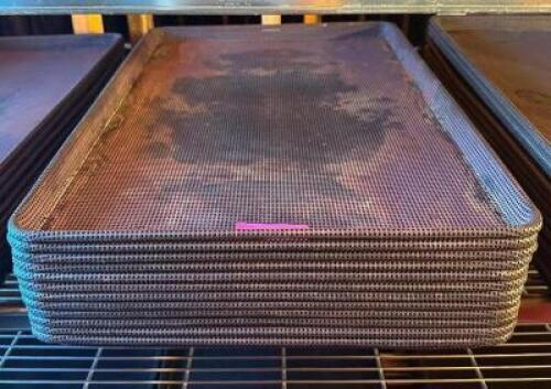 DESCRIPTION: (12) FULL SIZE PERFORATED SHEET PANS QTY: 12
