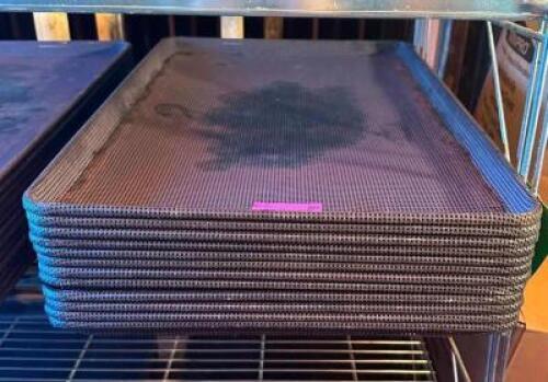DESCRIPTION: (12) FULL SIZE PERFORATED SHEET PANS QTY: 12