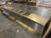 DESCRIPTION 96" FOUR WELL STAINLESS UNDER BAR SINK W/ LEFT AND RIGHT DRY BOARDS. BRAND/MODEL SUPREME METAL PRB-24-84C LOCATION BAY 6 QUANTITY 1 - 2