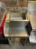 DESCRIPTION 18" X 21" UNDER BAR STAINLESS HAND SINK W/ SPEED RAIL FRONT. BRAND/MODEL BKUBS1410BS LOCATION BAY 6 QUANTITY 1 - 2
