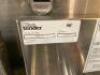 DESCRIPTION UNDER BAR STAINLESS HAND SINK W/ BLENDER SHELF. BRAND/MODEL GLASS TENDER LOCATION BAY 6 QUANTITY 1 - 5