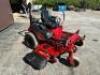 DESCRIPTION: FERRIS ZERO TURN RIDE ON MOWER W/ 60" CUTTING DECK. PROPANE FUEL. INCLUDES (1) TANK. BRAND / MODEL: FERRIS ADDITIONAL INFORMATION 2967.7 - 6