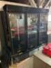 DESCRIPTION HUSSMANN THREE GLASS DOOR REFRIGERATED MERCHANDISER BRAND/MODEL HUSSMANN BCH-68 ADDITIONAL INFORMATION 115 VOLT, 1 PHASE, SN# MY11F043760 - 4