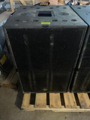 DESCRIPTION DYNACORD COBRA PWH SUB WOOFER BRAND/MODEL DYNACORD COBRA-PWH LOCATION BAY 6 QUANTITY 1