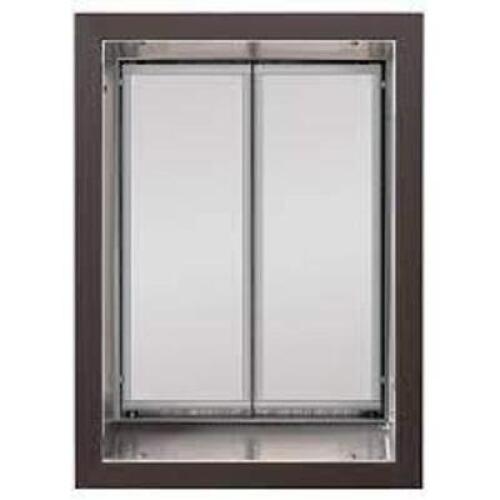 DESCRIPTION: PLEXIDOR WALL MOUNT PET DOOR IN WHITE-LARGE (NEW) BRAND/MODEL: PLEXIDOR PDWALLLGWH RETAIL$: $858.00 LOCATION WAREHOUSE #1 MEZZANINE