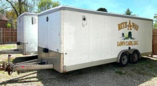 DESCRIPTION: 2008 Wells Cargo CEW202 Trailer BRAND/MODEL: WELLS CARGO LOCATION LOT SIZE: 20'