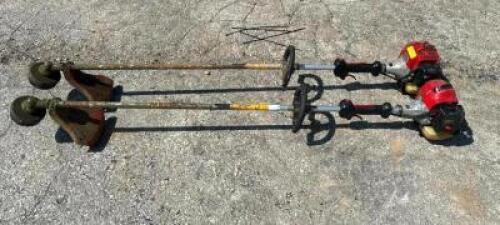 DESCRIPTION: (2) REDMAX COMMERCIAL GAS TRIMMER- 24.4 CC BRAND/MODEL: REDMAX BCZ260TS LOCATION WAREHOUSE #2