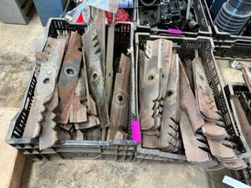 DESCRIPTION: (2) BINS OF USED MOWER BLADES LOCATION: BUILDING 6 THIS LOT IS: ONE MONEY QTY: 1