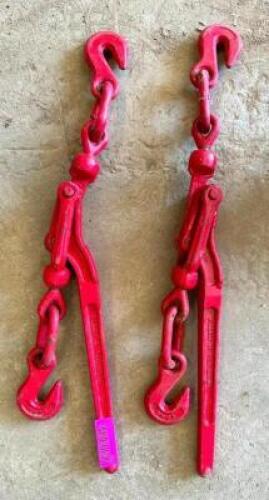 DESCRIPTION: (2) 5/16"-3/8" CHAIN BINDERS LOCATION WAREHOUSE #3