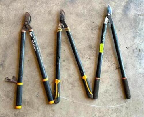 DESCRIPTION: (3) 24" POWER LEVER LOPPER TOOL BRAND/MODEL: FISKARS LOCATION WAREHOUSE #1 SIZE: 24"