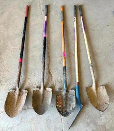 DESCRIPTION: (4) ASSORTED SHOVELS AS SHOWN LOCATION WAREHOUSE #3