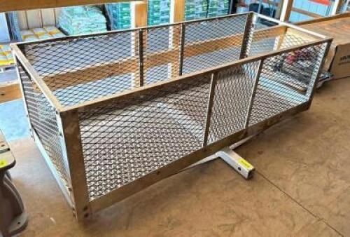 DESCRIPTION: 60" X 24" METAL CARGO CARRIER LOCATION WAREHOUSE #1 MEZZANINE SIZE: 60" X 24" X 18"