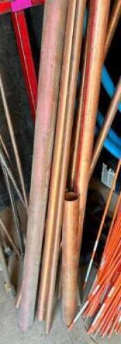 DESCRIPTION: SMALL LOT OF ASSORTED COPPER PIPE LOCATION: BUILDING 4 THIS LOT IS: ONE MONEY QTY: 1