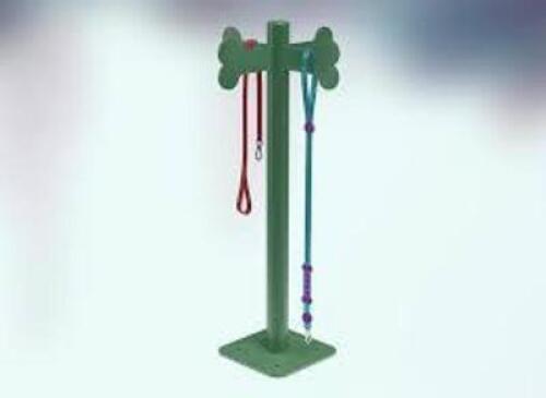DESCRIPTION: (1) DOG BONE LEASH POST BRAND/MODEL: PROPET DISTRIBUTORS INFORMATION: GREEN RETAIL$: $395.00 EA SIZE: DOGIPARK QTY: 1