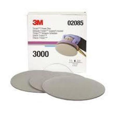 DESCRIPTION: (4) BOXES OF (15) TRIZACT FOAM DISCS BRAND/MODEL: 3M #02085 INFORMATION: HOOKIT MATERIAL RETAIL$: $74.99 PER BOX SIZE: 6" QTY: 4