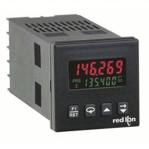 DESCRIPTION: (1) ELECTRONIC COUNTER BRAND/MODEL: RED LION #793JH3 INFORMATION: BLACK WITH RED/GREEN LIGHT DISPLAY RETAIL$: $502.40 EA SIZE: 2 LINE DIS