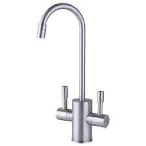 DESCRIPTION: (1) DUAL LEVER FAUCET FOR HOT/COLD WATER BRAND/MODEL: READY HOT #RH-F560-BN INFORMATION: BRUSHED NICKEL RETAIL$: $159.02 EA QTY: 1