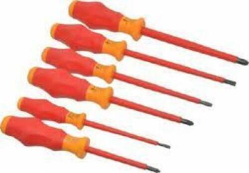 DESCRIPTION: (1) SET OF (6) INSULATED SCREWDRIVERS BRAND/MODEL: WERA #84123181 INFORMATION: ORANGE RETAIL$: $52.22 TOTAL SIZE: 6 PIECES QTY: 1