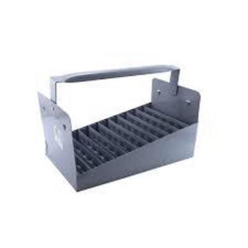 DESCRIPTION: (2) NIPPLE CADDY TRAY BRAND/MODEL: JONES STEPHENS #N7005 INFORMATION: GRAY RETAIL$: $65.10 EA SIZE: 3/4" STEEL QTY: 2