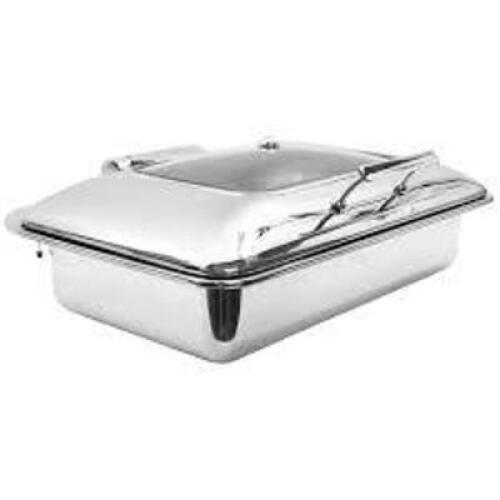 DESCRIPTION: (1) INDUCTION CHAFER DISH BRAND/MODEL: TABLECRAFT #CW40161 INFORMATION: STAINLESS STEEL RETAIL$: $464.49 EA SIZE: 7 QT, FULL SIZE QTY: 1