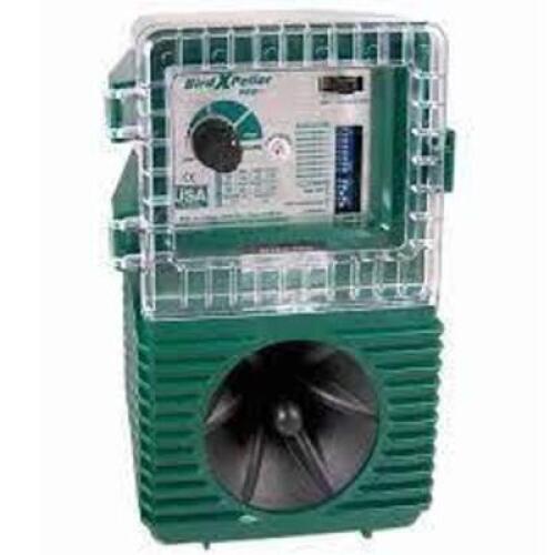 DESCRIPTION: (1) ELECTRONIC BIRD REPELLER BRAND/MODEL: BIRD X PELLER PRO INFORMATION: GREEN RETAIL$: $135.99 EA SIZE: FOR PIGEONS, STARLINGS, SPARROWS