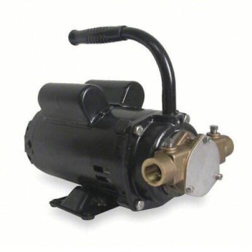 DESCRIPTION: (1) FLEXIBLE IMPELLER PUMP BRAND/MODEL: DAYTON #3ABZ5 INFORMATION: 11.2/5.6 AMPS 1/2 HP RETAIL$: 912.65 SIZE: 1/2 HP HP, 115/230, 11.2/5.
