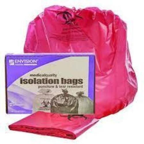 DESCRIPTION: (1) CASE OF (100) BIOHAZARD WASTE DISPOSAL BAGS BRAND/MODEL: ENVISION #ISR-4045-H RETAIL$: $75.82 EA SIZE: 40X47 QTY: 1