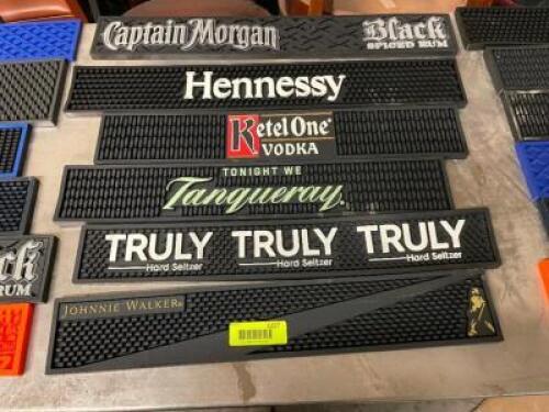 DESCRIPTION (1) LOT OF ASSORTED BAR MATS. LOCATION BAY 6 QUANTITY 1