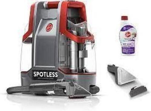 DESCRIPTION: (1) PORTABLE CARPET AND UPHOLSTERY PET SPOT CLEANER BRAND/MODEL: HOOVER CLEANSLATE INFORMATION: RED RETAIL$: $100.00 EA QTY: 1
