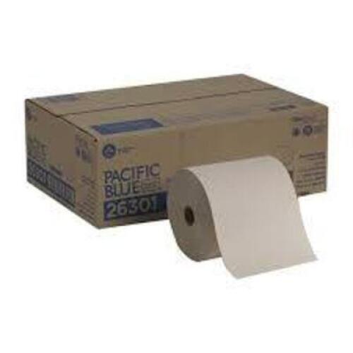 DESCRIPTION: (1) CASE OF (6) HIGH CAPACITY PAPER TOWEL BRAND/MODEL: PACIFIC BLUE #26301 INFORMATION: BROWN RETAIL$: $42.61 EA QTY: 1