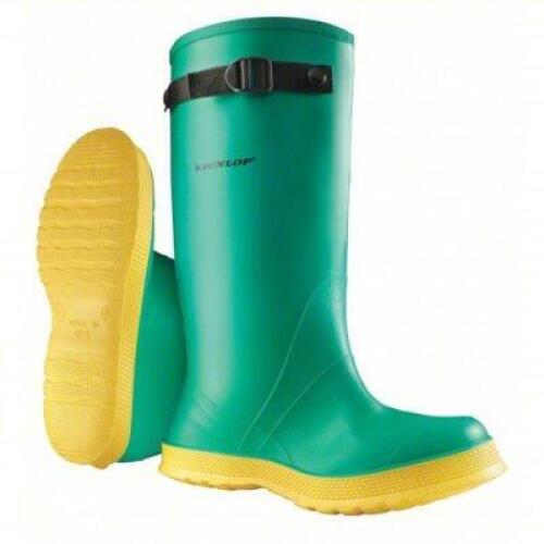 DESCRIPTION: (1) PAIR OF OVER BOOTS BRAND/MODEL: DUNLOP #9GEN1 INFORMATION: GREEN RETAIL$: $132.47 EA SIZE: SIZE 12 17" QTY: 1