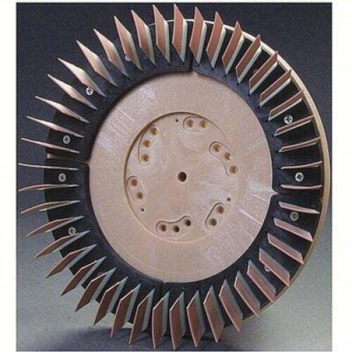 DESCRIPTION: (1) POLISHING ABRASIVE PADBRAND/MODEL: DIAMABRUSH #35PT04RETAIL$: $1270.46SIZE: 20 in Dia, 1,000 Grit, 600 RPM, Clockwise/CounterclockwiseQTY: 1