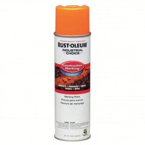 DESCRIPTION: (5) WATER BASE CONSTRUCTION MARKING PAINT BRAND/MODEL: RUST-OLEUM #21CJ77 INFORMATION: ORANGE RETAIL$: $6.50 EA SIZE: 15 OZ QTY: 5