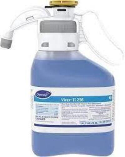 DESCRIPTION: (2) VIREX PLUS ONE STEP DISINFECTANT CLEANER AND DEODORIZER BRAND/MODEL: DIVERSEY RETAIL$: $50.67 EA SIZE: 1.58 US QT QTY: 2
