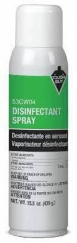 DESCRIPTION: (3) DISINFECTANT SPRAY BRAND/MODEL: TOUGH GUY #53CW04 INFORMATION: FLORAL RETAIL$: $8.87 EA SIZE: 15.5 OZ QTY: 3
