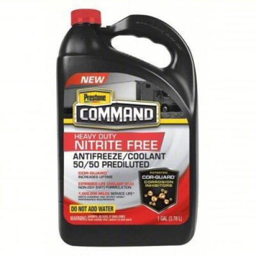 DESCRIPTION: (2) ANTIFREEZE COOLANT BRAND/MODEL: PRESTONE COMMAND #G6282440 INFORMATION: HEAVY DUTY NITRATED RETAIL$: $18.10 EA SIZE: 1 GALLON QTY: 2