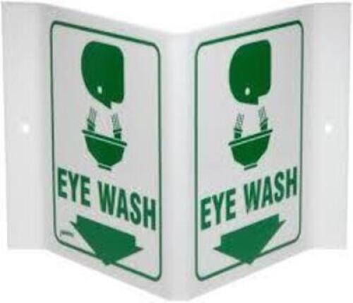 DESCRIPTION: (2) EYE WASH SIGN INFORMATION: ALUMINUM RETAIL$: $36.75 EA QTY: 2