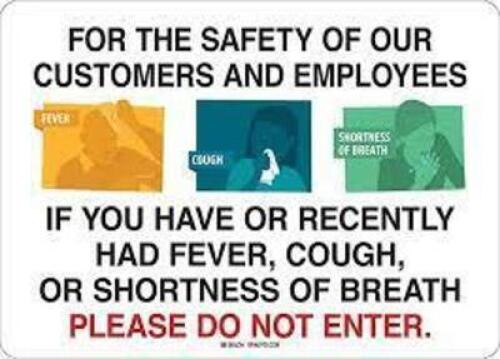 DESCRIPTION: (2) FOR THE SAFETY OF OUR CUSTOMERS SIGN RETAIL$: $20.00 EA QTY: 2