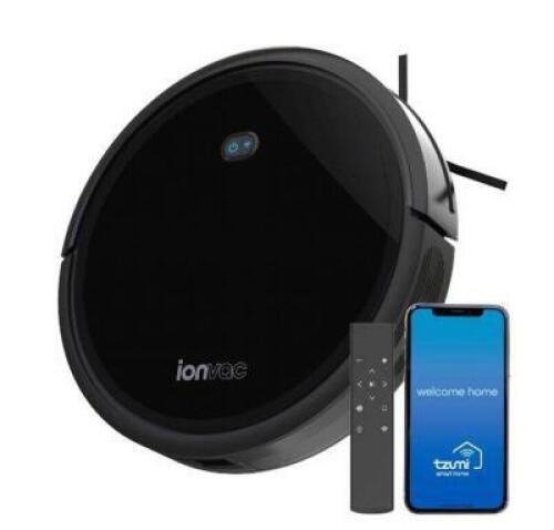 DESCRIPTION: (1) ROBOTIC VACUUM W/APP & REMOTE CONTROL BRAND/MODEL: IONVAC INFORMATION: WIFI, 62DB SOUND RATING RETAIL$: $82.99 QTY: 1