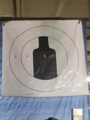 DESCRIPTION: (10) B-MOD SHOOTING TARGETS SIZE: 72" x 72" QTY: 10