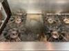 VULCAN 60" 8-BURNER GAS RANGE W/ 12" GRIDDLE & OVENS - 6