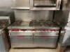 VULCAN 60" 8-BURNER GAS RANGE W/ 12" GRIDDLE & OVENS - 16