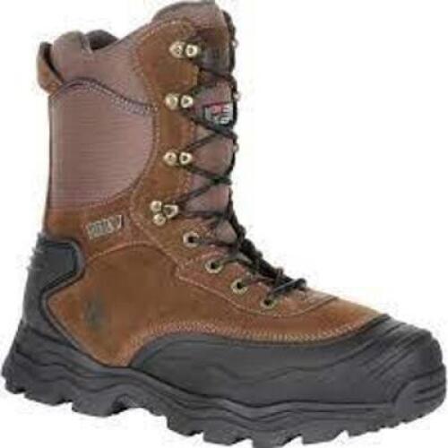 DESCRIPTION: (1) PAIR OF MULTI-TRAX WATERPROOF BOOTS BRAND/MODEL: ROCKY #RKS0417 INFORMATION: BROWN RETAIL$: $137.96 EA SIZE: 10.5 MENS QTY: 1