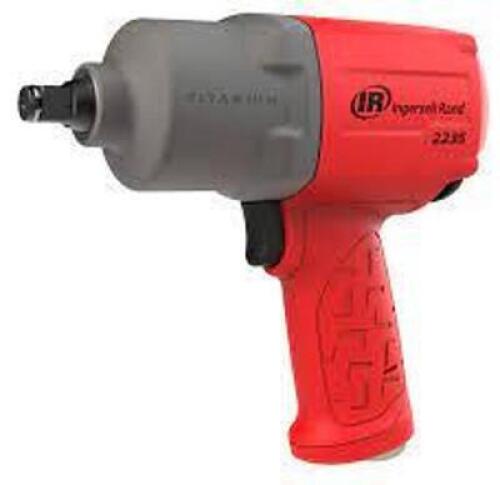 DESCRIPTION: (1) DRIVE AIR IMPACT WRENCH BRAND/MODEL: INGERSOLL RAND #2235TIMAX-R INFORMATION: RED RETAIL$: $321.39 EA SIZE: 1/2" DRIVE QTY: 1