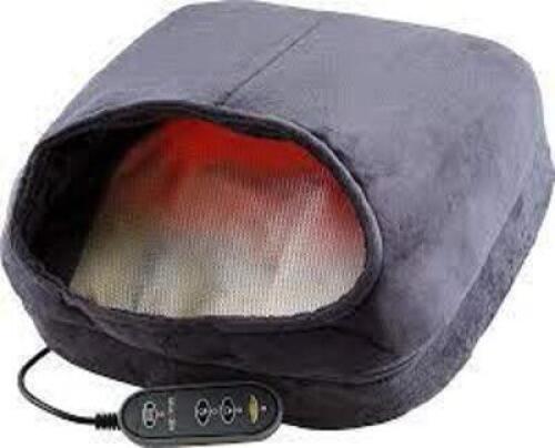 DESCRIPTION: (1) SHIATSU FOOT MASSAGER WITH HEAT BRAND/MODEL: RELAXZEN #60-3020 INFORMATION: DARK GRAY RETAIL$: $49.99 EA QTY: 1