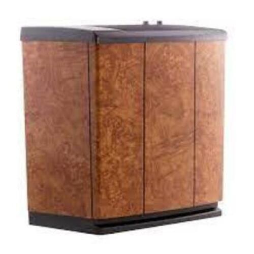DESCRIPTION: (1) CONSOLE EVAPORATIVE HUMIDIFIER BRAND/MODEL: AIRCARE #H12 INFORMATION: OAK BURL RETAIL$: $169.99 EA SIZE: FOR LARGE HOME QTY: 1