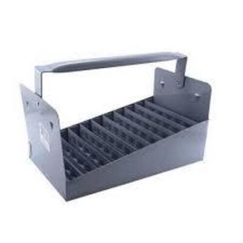 DESCRIPTION: (2) NIPPLE CADDY TRAY BRAND/MODEL: JONES STEPHENS #N70050 INFORMATION: GRAY RETAIL$: $65.10 EA SIZE: 3/4" STEEL QTY: 2