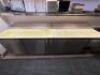 118" CUSTOMIZABLE PIZZA PREP TABLE WITH FOUR DOORS AND ONE HALF DOOR - 4